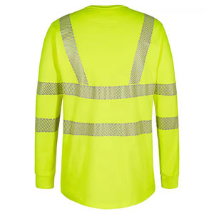 Camisetas DE SEGURIDAD Hi Viz para hombre, camiseta reflectante de manga completa para hombre, camisetas de construcción industriales de trabajo al por mayor - Product Image 3