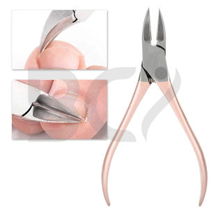 Coupe-cuticules en acier inoxydable, coupe-ongles, pince à ongles incarnés, outil de pédicure professionnel durable et incurvé - Product Image 2