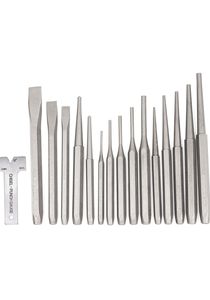 Compre el Nuevo Juego de Punzones y Cinceles Nei-kos 02626A de 16 Piezas, Cinceles Fríos, Punzones Cónicos y Centradores, Acero al Cromo Vanadio con Garantía - Product Image 2