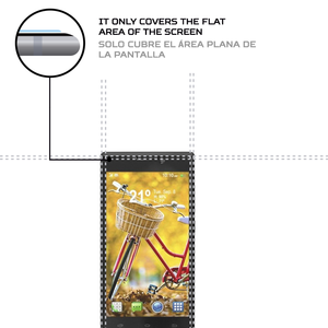 ANTISHOCK Screen <b>Protector</b> for Woxter Zielo Z-820 Plus HD Premium Phone Cover - Product Image 3