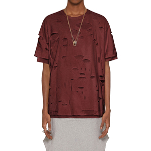 เสื้อยืดคอกลมสำหรับผู้ชายผ้าคอตตอนสำหรับ100% พิมพ์ลายทรงหลวมโอเวอร์ไซส์ - Product Image 1