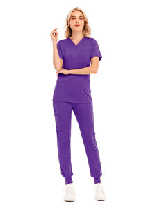 Tenues médicales pour médecins et infirmières, en coton et polyester, uniformes d'hôpital, confortables pour les longues journées de travail - Product Image 2