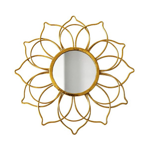 Espejo de pared de plata moderno de diseñador hecho a mano para colgar arte de pared sala de estar dormitorio entrada por Ambiance Lifestyle - Product Image 6