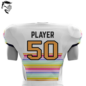High Quality Tackle Twill Unisex Youth American <b>Football</b> Uniform Custom Short Sleeves Team Wear Breathable Plus Size Options - Product Image 6