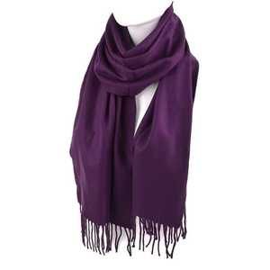 Écharpe en éventail extra-longue en fil acrylique doux pour une chaleur et un confort maximum Écharpe tricotée durable à double couche - Product Image 5