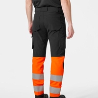 Pantalones de trabajo de alta visibilidad Pantalones DE SEGURIDAD reflectantes de poliéster impermeables para construcción al aire libre y uso industrial