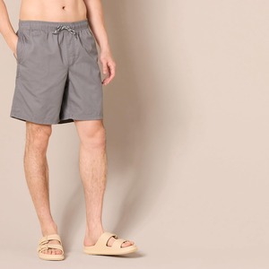 Short en coton pour homme de 8 "entrejambe coupe décontractée avec cordon de serrage (disponible en grande taille) - Product Image 1