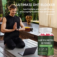 Complément alimentaire Vitahealthy Hair Healthy Care sous forme de gommes pour le bien-être et l'équilibre hormonal, soutien quotidien, gommes à la palmier nain