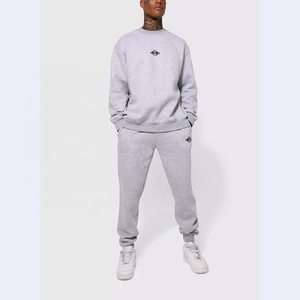 Ensemble de vêtements de sport unisexe avec logo personnalisé, 100% coton, jogging imprimé de haute qualité, style décontracté à séchage rapide pour la saison d'automne - Product Image 3