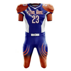 Conjuntos de uniformes de camiseta de fútbol americano juvenil unisex personalizados al por mayor transpirables de talla grande para adultos - Product Image 1