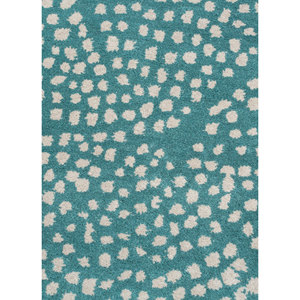 Alfombra de Lana Azul Acar, Tejida a Mano, Modelo Tac-4551, Diseño Abstracto para Decoración del Hogar, por Jaipur Rugs US - Product Image 3