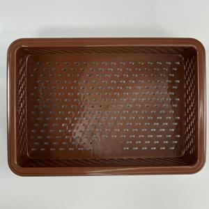 Véritable plateau alimentaire rectangulaire en plastique PP inodore non toxique taille personnalisée OEM ODM service disponible - Product Image 2