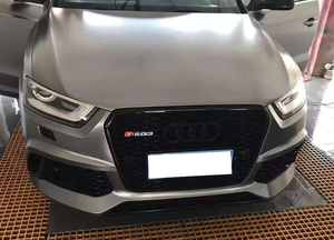 Kit de carrosserie pour pièces automobiles adapté à l'<span class=keywords><strong>Audi</strong></span> Q3 2013-2017, conversion RSQ3 pour la rénovation/mise à niveau, pare-chocs en plastique ABS, calandre centrale - Product Image 3