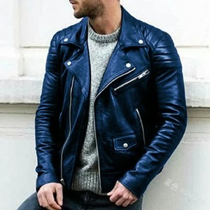 <b>Men</b> Winter Genuine Leather Canvas Motorcycle Bomber <b>Jacket</b> Zipper Faux <b>Fur</b> Fleece Pilot Vintage Waterproof Windproof Black Red - Product Image 4