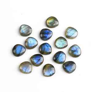 Alta calidad, tamaño y forma personalizados, laboratorio creado, labradorita roja Natural, cabujón suelto, piedras preciosas, precio al por mayor - Product Image 4