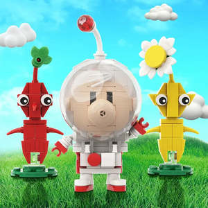 Pour Lego Moc Pikmin Olimar, blocs en plastique ABS à l'échelle 1:8, ensemble de jouets éducatifs créatifs pour enfants avec modèle PC - Product Image 1