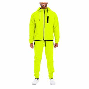 ชุดวอร์มสไตล์วินเทจระบายอากาศได้ดีสีนีออน - Product Image 1