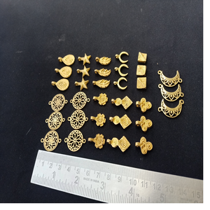 Amuletos de latón hechos a medida ideales para artesanías de micro macramé ideales para reventa por diseñadores de joyas y tiendas de cuentas - Product Image 4