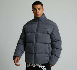 Chaqueta de Invierno para Hombre con Capucha Desmontable Gris, Chaqueta Acolchada Cálida para Hombre, Abrigo con Capucha, Chaqueta Gruesa Cortavientos de Moda para Exteriores - Product Image 1