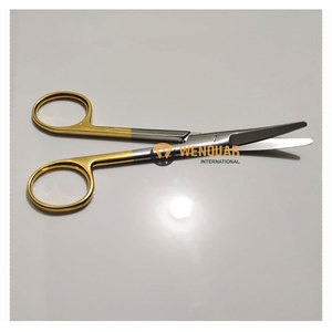 Ciseaux incurvés TC Mayo de qualité chirurgicale 5.5 avec lames d'insertion en carbure de tungstène Instruments chirurgicaux - Product Image 4