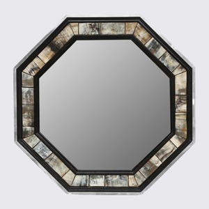 Elegant Handcrafted Horn and MDF <b>Mirror</b> <b>Frame</b> Natural Horn Inlay Decorative Vanity Wall <b>Mirror</b> Perfect for Home Decor - Product Image 5