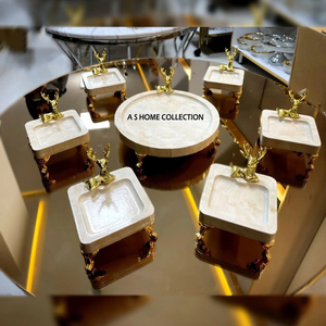 ชามแปะก๊วยทรงกลมเคลือบเงาทำจากอลูมิเนียมสีเงินพร้อมผีเสื้อที่ออกแบบมาเพื่อจัดงานแต่งงานและงานเลี้ยงรีสอร์ท - Product Image 6