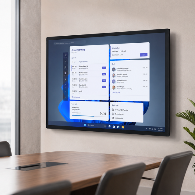 Touch Screen Monitor 43 49 50 Inch 4K for Hotel Meeting Room Banquet Hall Interactive Display