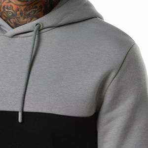 Pull à capuche personnalisé vintage pour hommes 100% coton sérigraphie brodée surdimensionnée en détresse pour l'hiver - Product Image 6