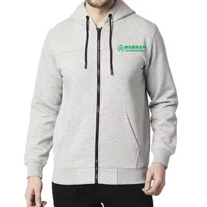 Sweat-shirts à capuche unisexes avec logo personnalisé (broderie DTG) |   Sweat-shirts respirants en molleton/éponge française de haute qualité - Product Image 2
