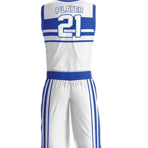 Ensemble d'uniformes de basket-ball en polyester 100%, fabrication en usine, nouveau design, impression par sublimation - Product Image 3