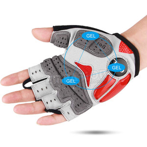 Gel Cycling Glove Custom Design Breathable <b>Half</b> Finger Cycling Gloves Anti <b>Slip</b> Pad Motorcycle Road Sports Gloves - Product Image 2