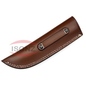 <b>Multi</b> <b>Tool</b> <b>Camping</b> Hunting Outdoor Chef Knife Leather Case & Sheaths OEM ODM Customizable ISONZ LEATHER ZONE Square 4 Inches - Product Image 4