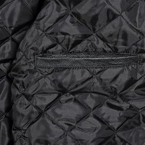 Custom Varsity Jacket Varsity Baseball Jacket Stand Collar Letterman Chaquetas de lona bordada Servicio OEM personalizado disponible - Product Image 5