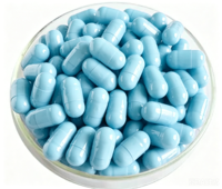 Capsules de gélatine 00B miniatures personnalisées, vente en gros d'usine, capsules vides multicolores végétales HPMC Halal