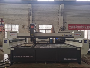 Machine de découpe de mosaï<span class=keywords><strong>que</strong></span> par jet d'eau CNC Shuttle 380V 45KW - Product Image 5