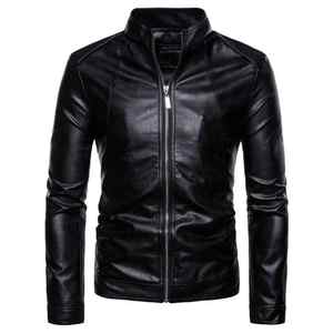 Venta caliente de cuero genuino invierno cálido a prueba de viento chaqueta de los hombres ropa y accesorios ropa de los hombres chaquetas de moda de los hombres - Product Image 6