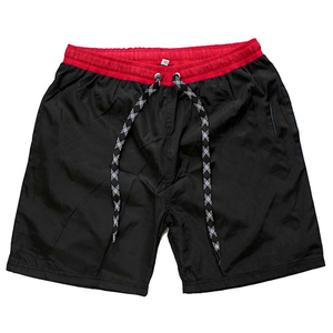 Nylon coupe-vent personnalisé en gros deux pièces Shorts ensembles pour hommes 2025 imperméable fermeture éclair contraste couleur survêtement - Product Image 4