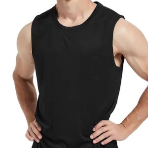 Camiseta sin Mangas para Hombre, Impresión Personalizada de Fotos y Logotipos, 100% Algodón, 140 GSM, Estilo Casual, Talla y Diseño Personalizables - Product Image 1