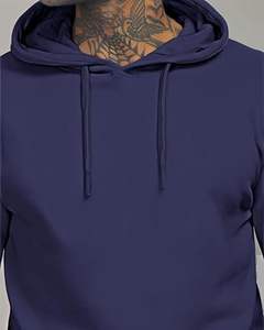 Sudaderas Casuales de Invierno para Hombre, Color Sólido, Poliéster/Algodón, Felpa, Corte Regular, con Diseño de Bolsillo, Secado Rápido, Transpirable, Ecológico - Product Image 6