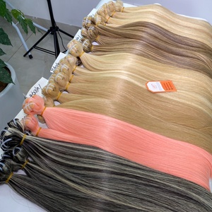 100% Extensions de cheveux vierges vietnamiennes Remy à cuticules alignées Double trame non traitée - Product Image 6