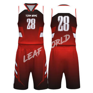 2024 personnalisé léger basket-ball ensemble de maillots grande taille basket-ball uniformes en gros OEM Sublimation Technique pour garçons été - Product Image 1