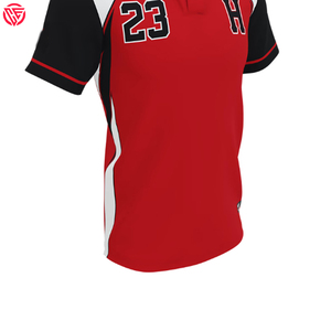 Maillot de softball brodé personnalisé de qualité supérieure, chemise de baseball à col rond pour services de conception rapide OEM - Product Image 2