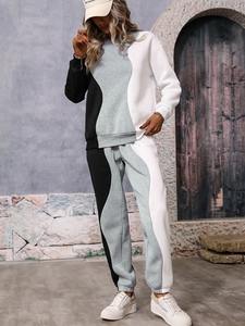 Survêtement à capuche pour femmes, survêtement deux pièces pour femmes, vente en gros de conception personnalisée, vente en gros - Product Image 6