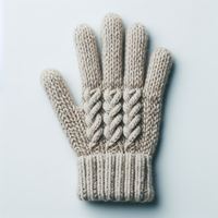 Meilleurs gants rayés en laine mérinos premium Himalaya, élégants, doux, isolants, hiver, feutrés, luxe, compatibles écran tactile, taille unique