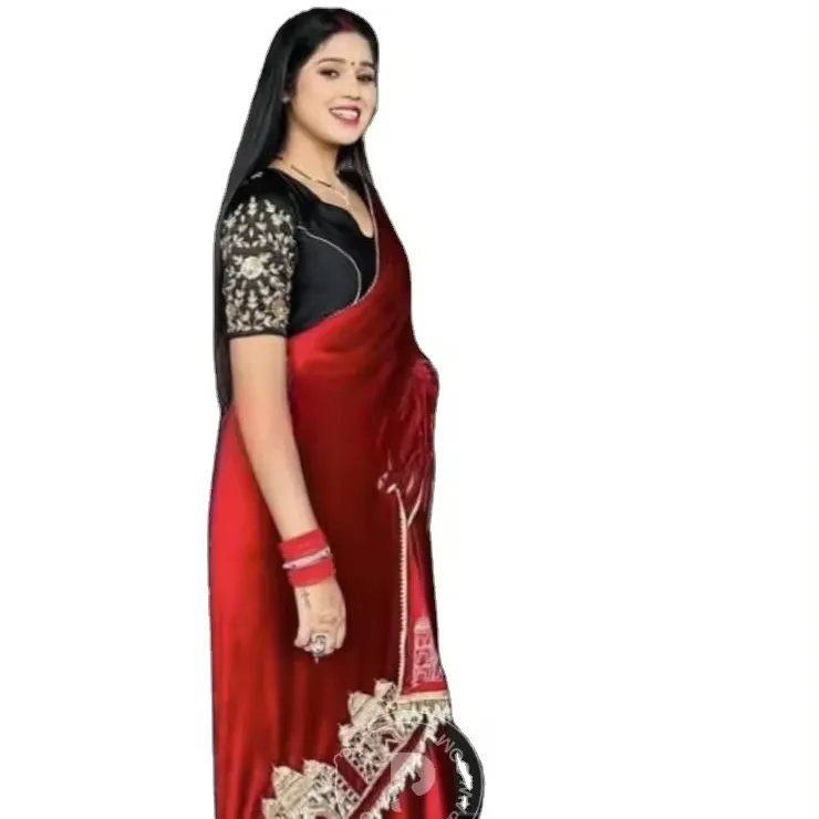 Los más vendidos tradicionales Zari Border Cotton Sungudi saris hermoso diseño y rico pallu impreso