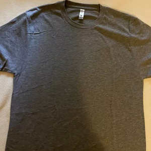 Camiseta Unisex Negra de Algodón/Fibra de Bambú, Ecológica, Transpirable, para Personalizar con Logotipo - Product Image 1