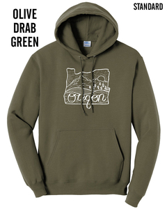 Pull d'hiver pour hommes imprimé numérique couleur unie à capuche à manches longues cordon Hipster Design décontracté 100% coton polaire rapide - Product Image 4