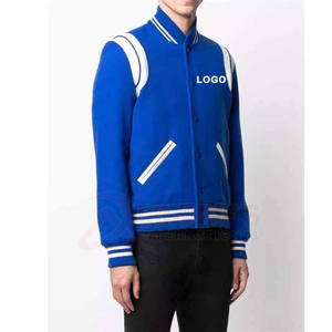 Chaqueta universitaria de invierno al por mayor 2025 chaqueta de color personalizada chaqueta universitaria básica de algodón para todas las estaciones para hombres - Product Image 6