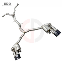 Système d'échappement sport en acier inoxydable SDO pour Audi RS6 RS7 C8 4.0T 2019-2024, compatible avec le contrôle de soupape d'origine