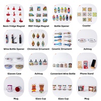 Vente flash Aimant décoratif en résine 3D représentant la faune de l'Alaska pour la maison, la cuisine, les souvenirs de voyage, aimant de réfrigérateur ours et élan de l'Alaska